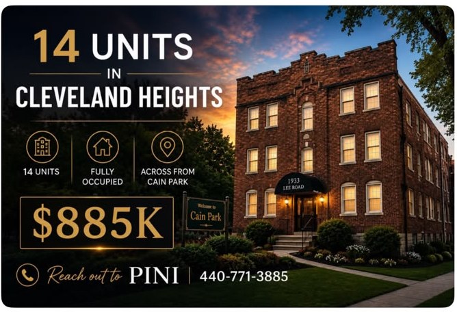 14 occupied units in Cleveland Heights — $885K